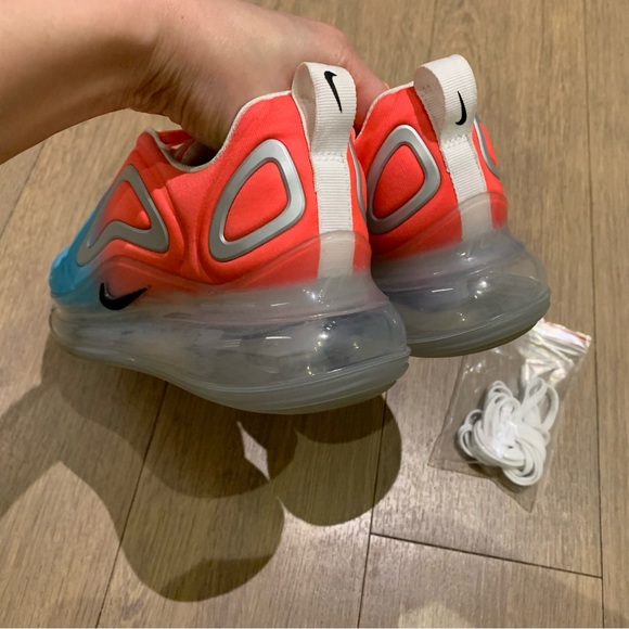 ๐ฅ Nike Air Max 720 Running Shoes, Pink Sea Blue Lava Glow Ombre, Women Size 6.5 - Picture 15 of 16